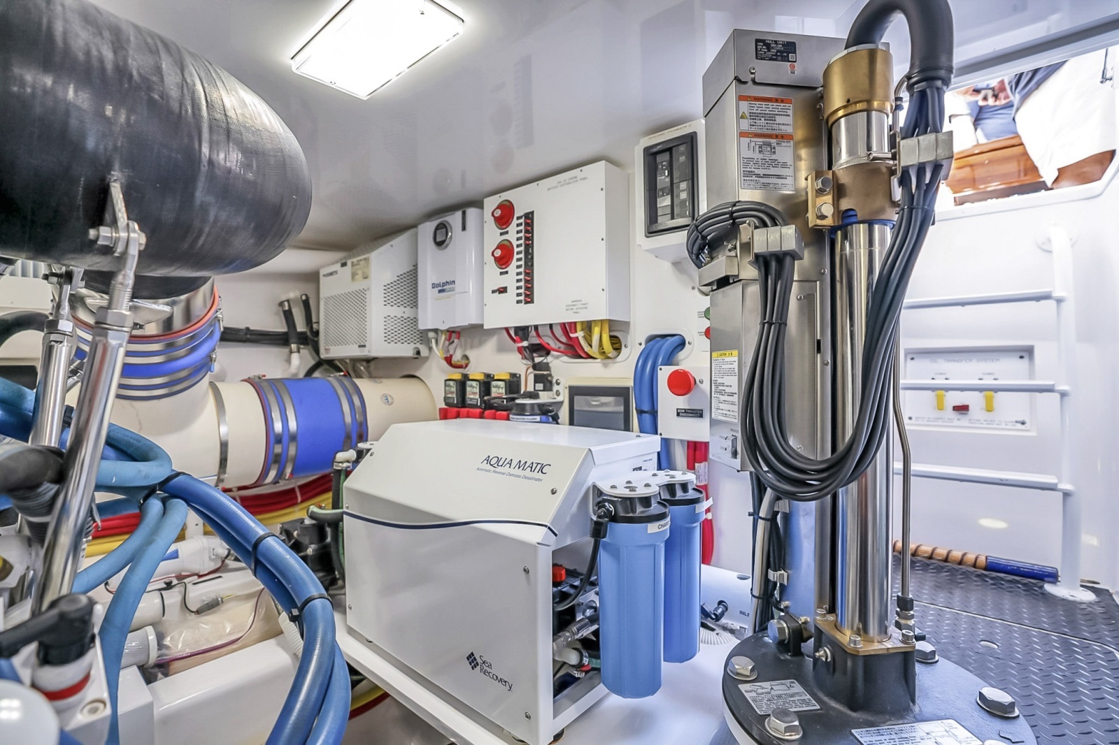 2021 Viking 48 Convertible- MISS TAMMY- Engine Room 