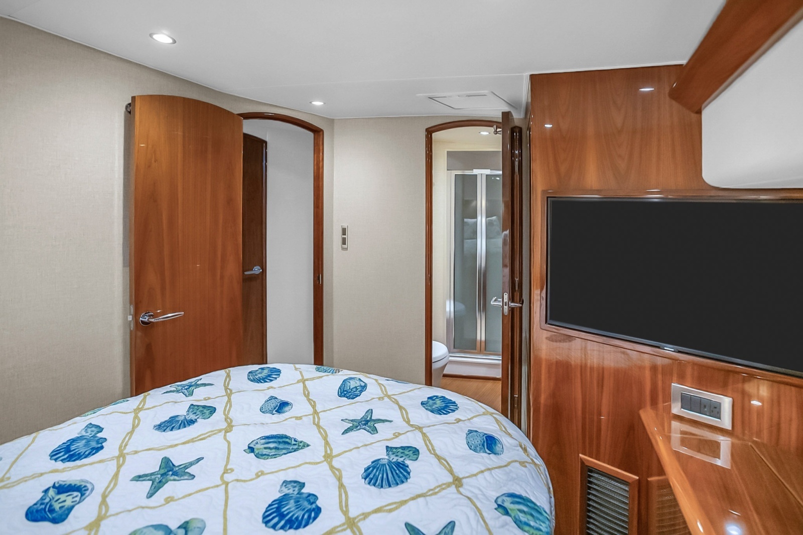 2021 Viking 48 Convertible- MISS TAMMY- Master Stateroom