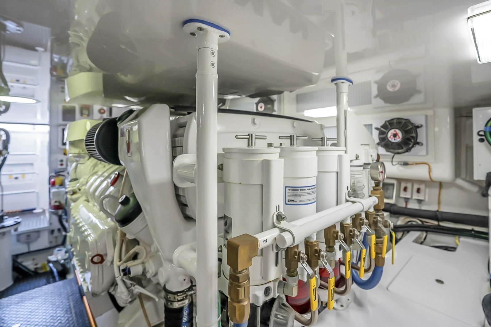 2021 Viking 48 Convertible- MISS TAMMY- Engine Room