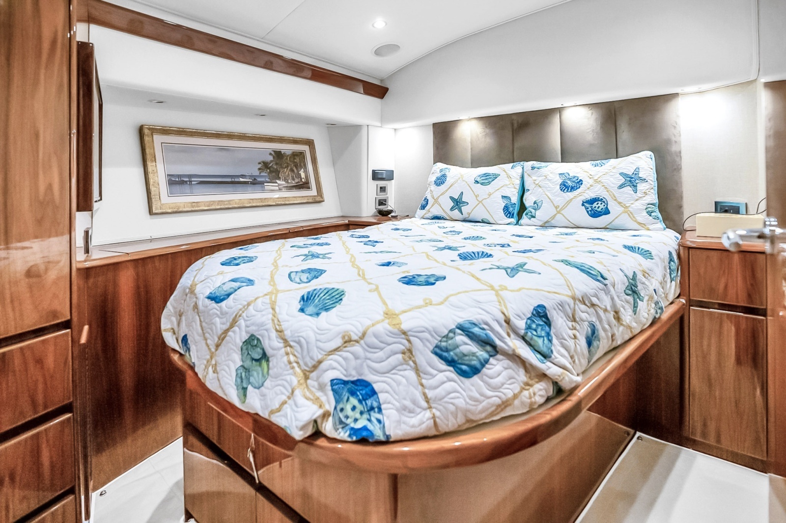 2021 Viking 48 Convertible- MISS TAMMY- Master Stateroom