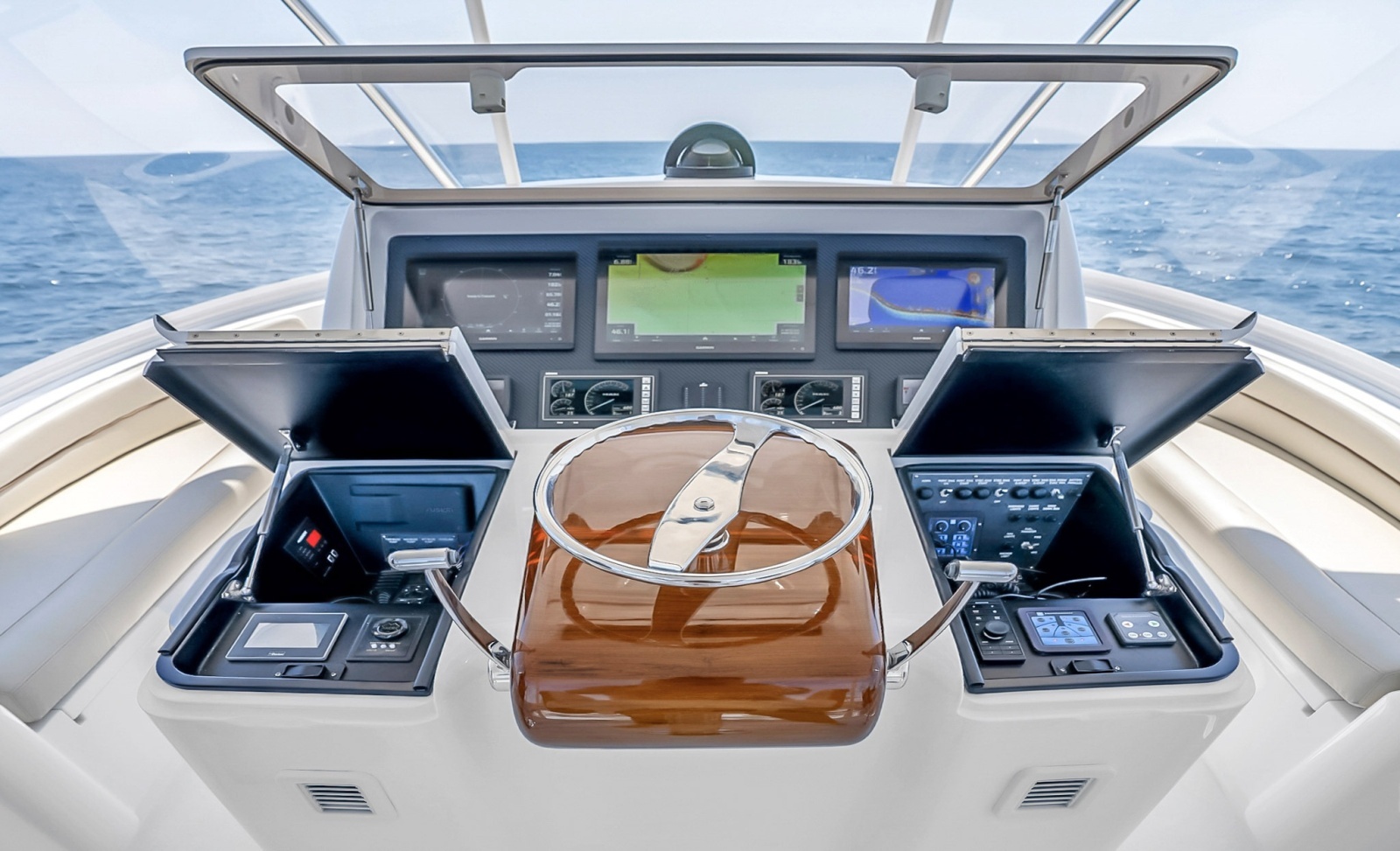2021 Viking 48 Convertible- MISS TAMMY- Helm