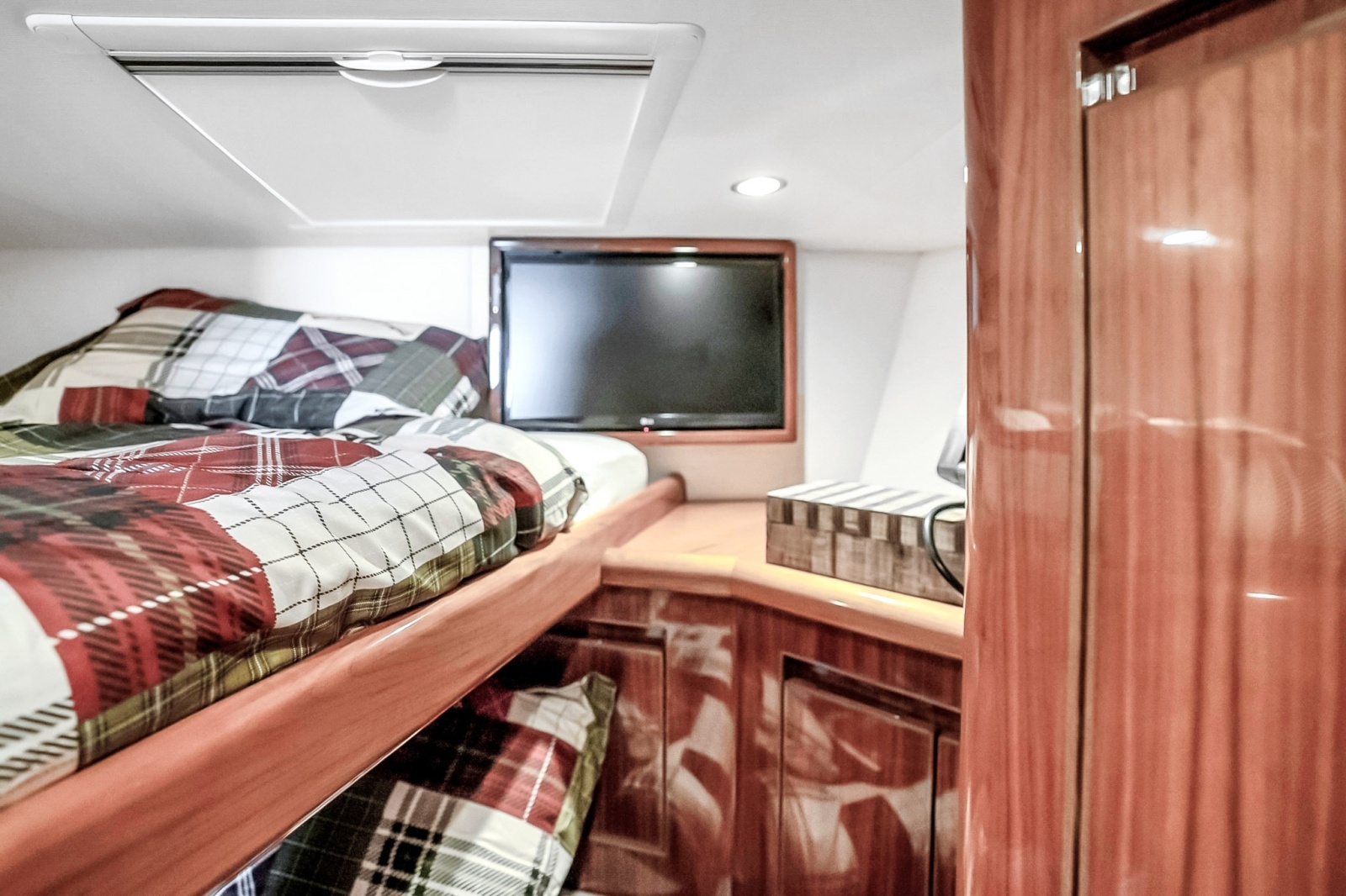 2021 Viking 48 Convertible- MISS TAMMY- Forward VIP Stateroom