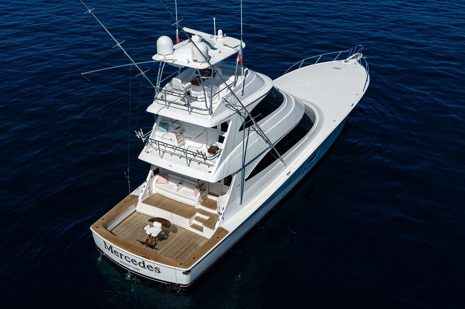 Viking 80 MERCEDES - Starboard Aft Aerial Profile