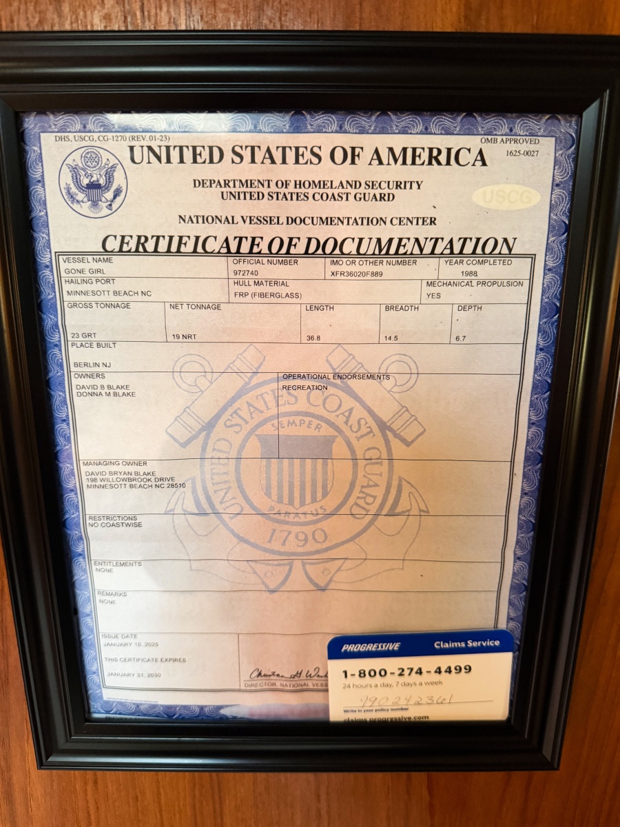 36' 1988 Pacemaker 36 Convertible