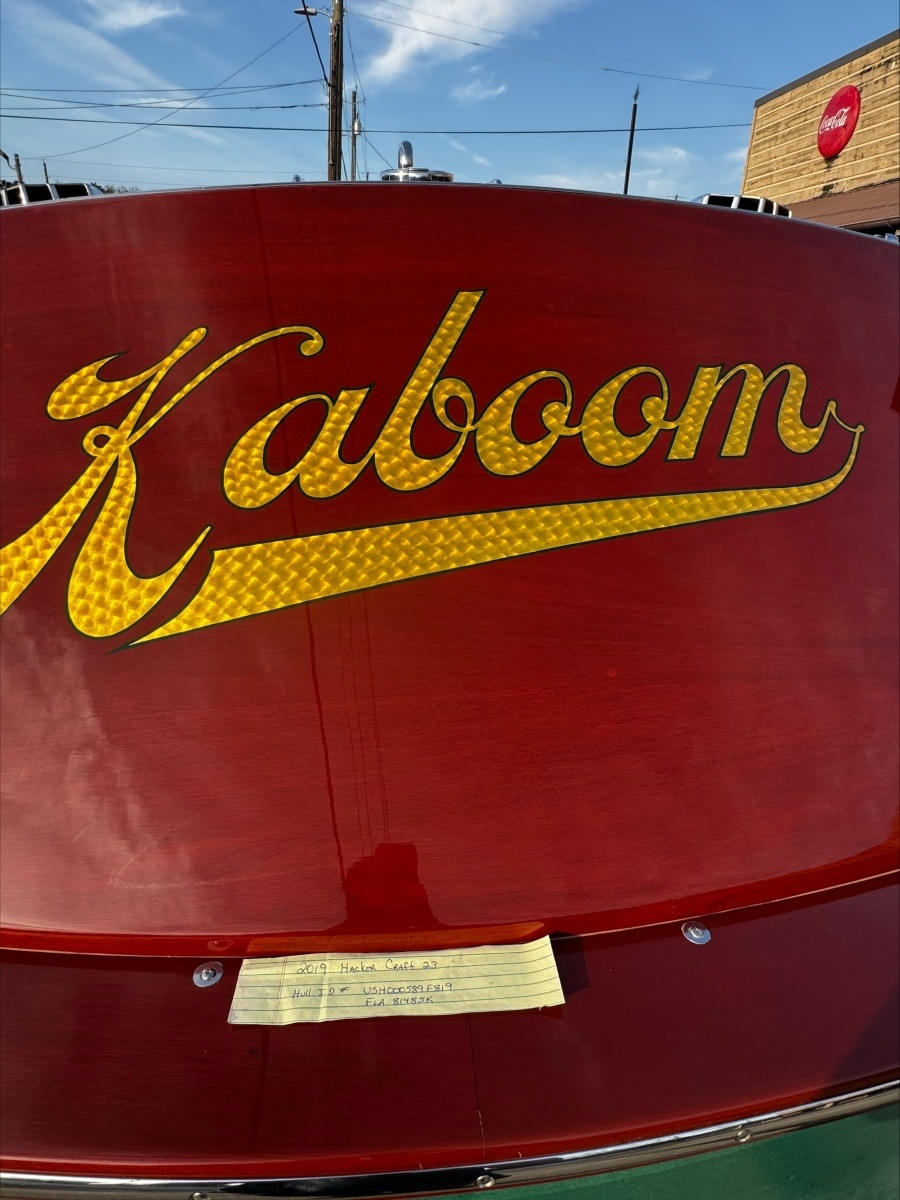 Kaboom 23ft Hacker Craft Yacht For Sale