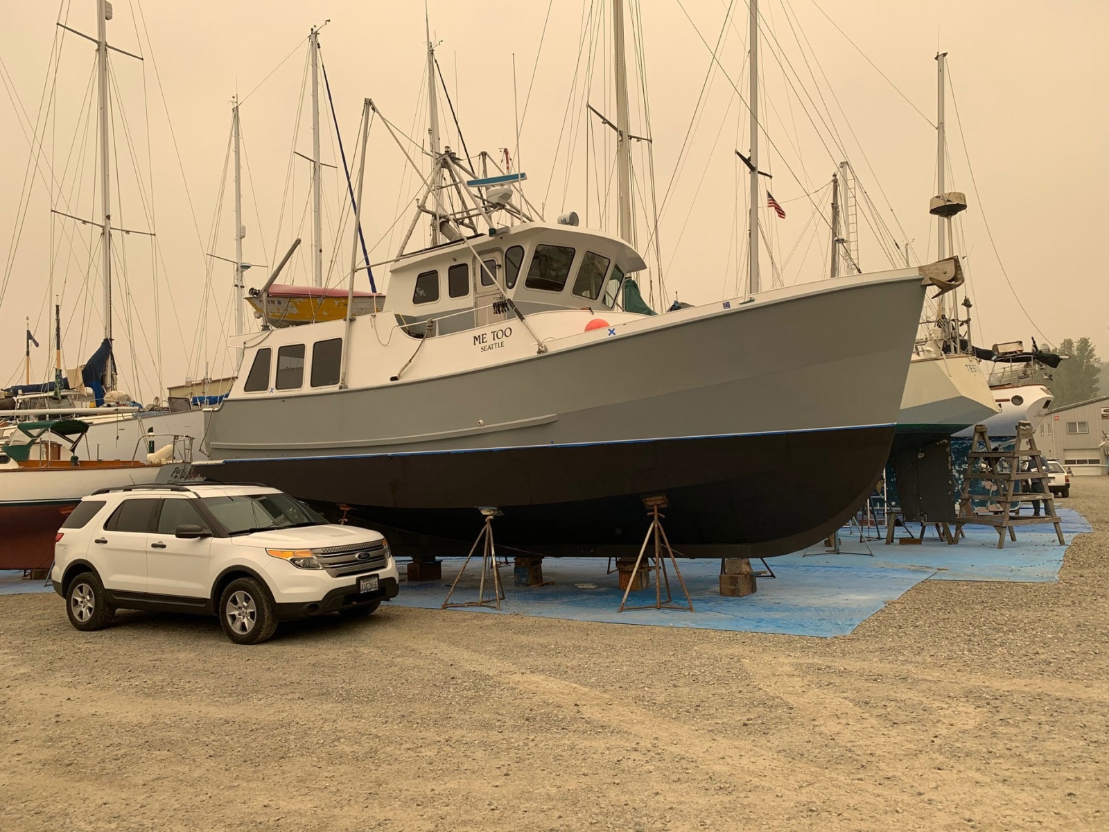 43' 1997 Custom Steel Trawler 43