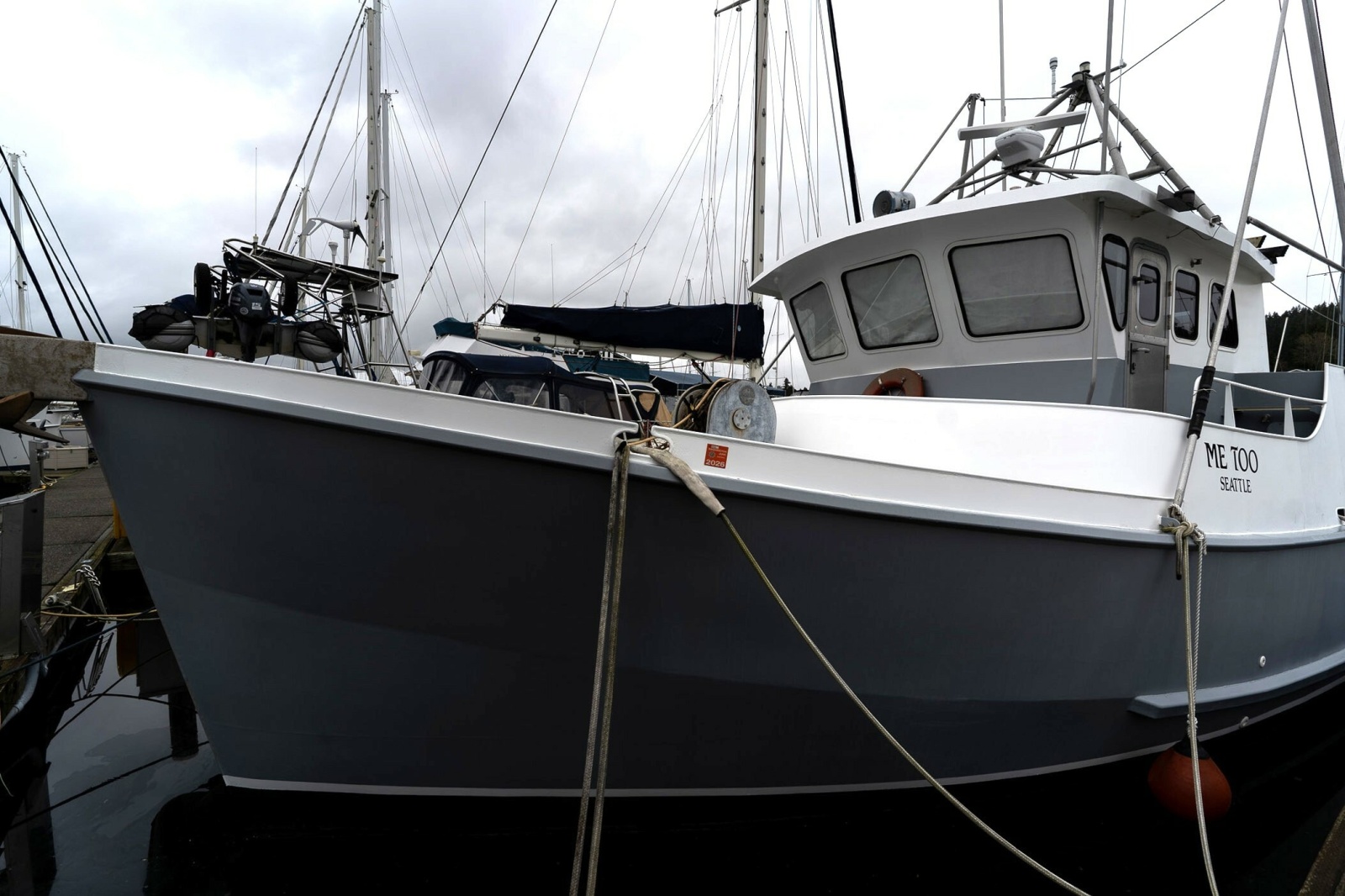 43' 1997 Custom Steel Trawler 43