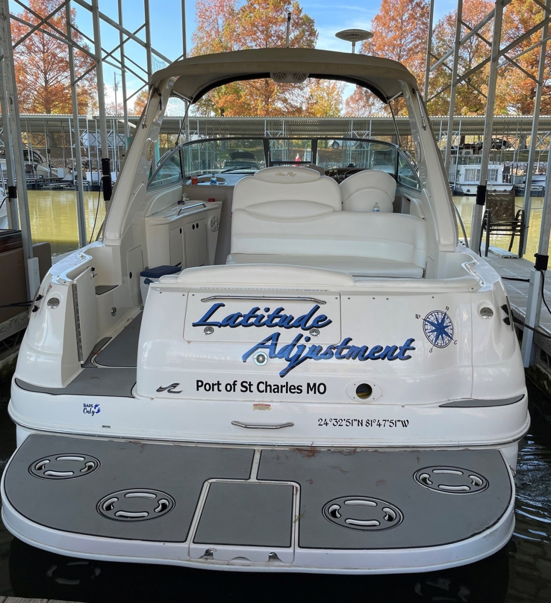 Latitude Adjustment 34ft Sea Ray Yacht For Sale