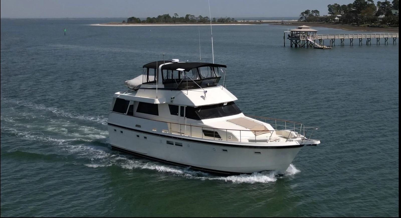 Lady Melan 54ft Hatteras Yacht For Sale