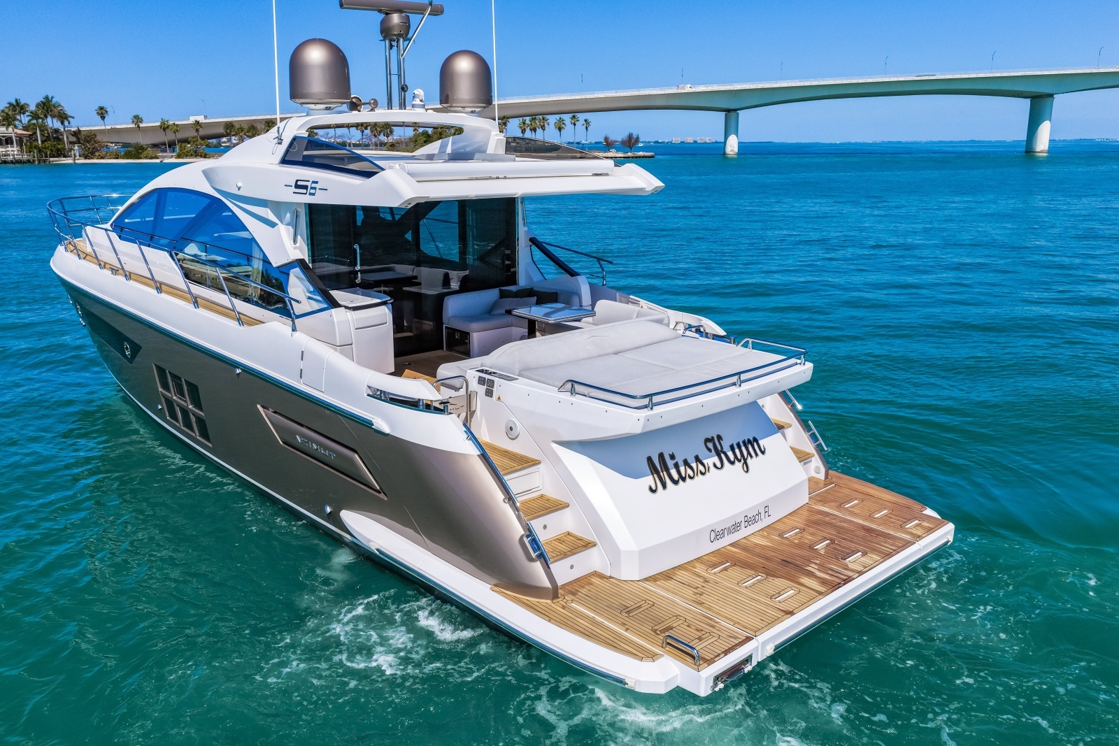 Miss Kym 59ft Azimut Yacht For Sale