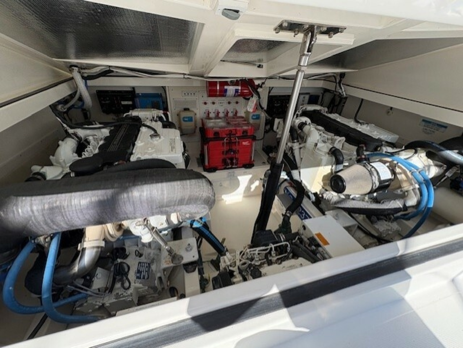 2012 Cabo 32 Express OUTLAW engine room