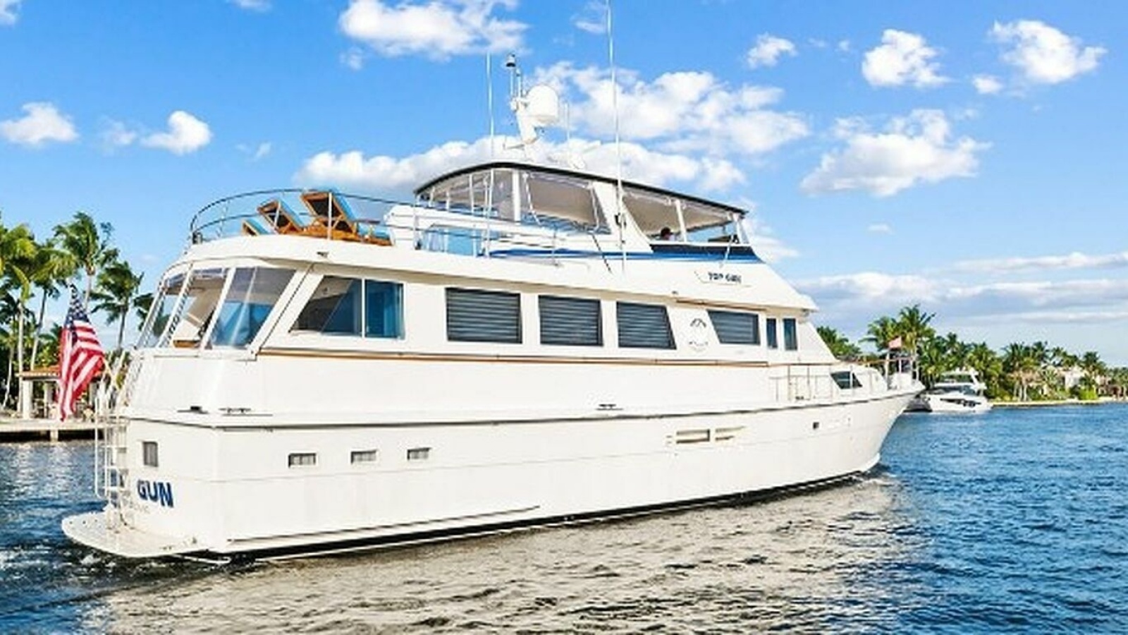 TOP GUN 70ft Hatteras Yacht For Sale