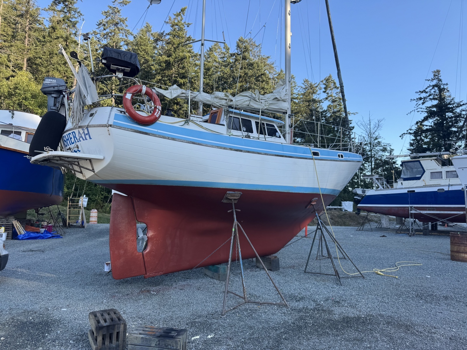 1988 Gulf Pilothouse 32
