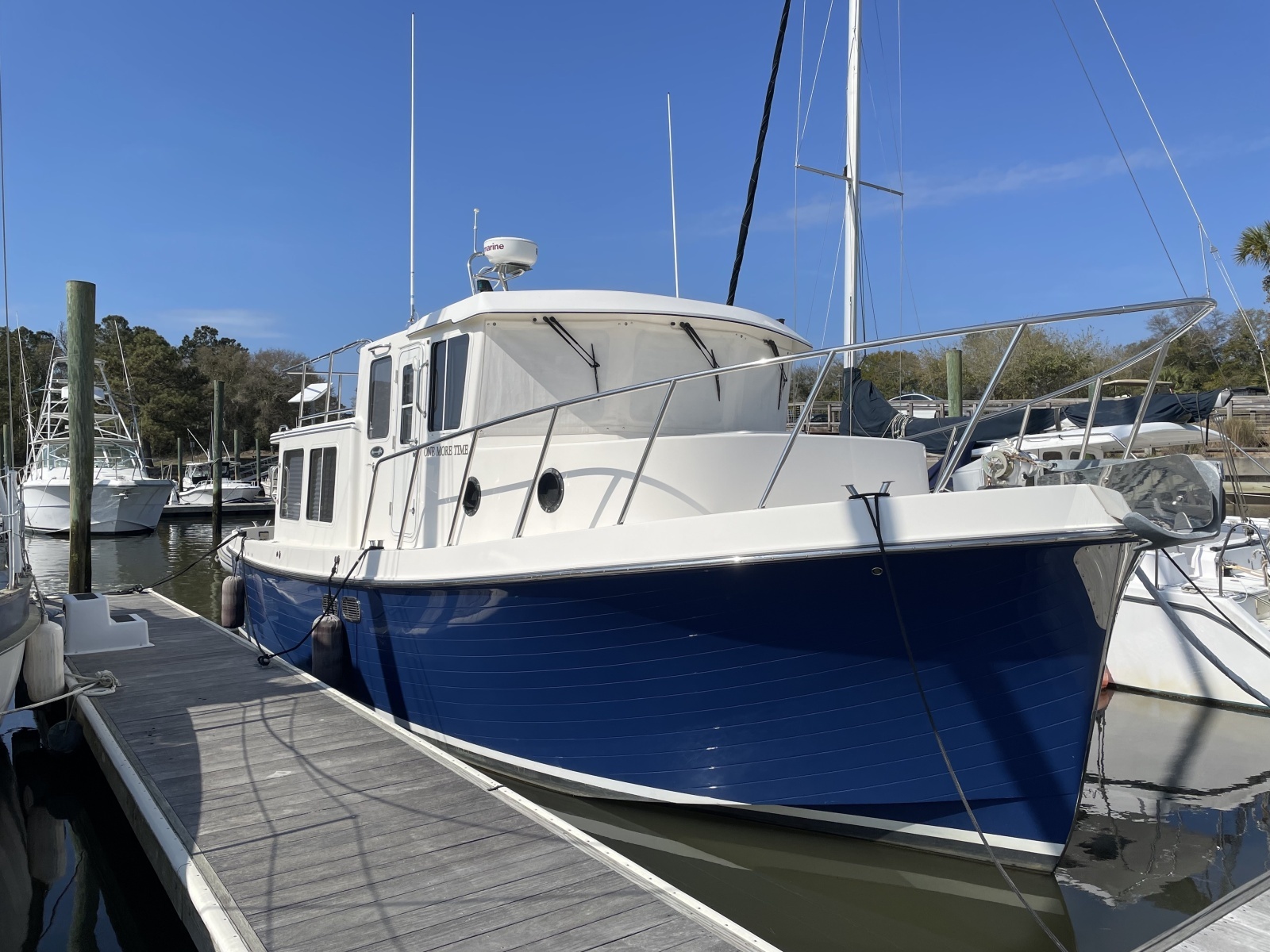 ONE MORE TIME docked