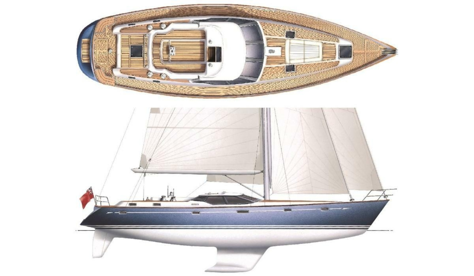 2008 Oyster 56 Deck Saloon
