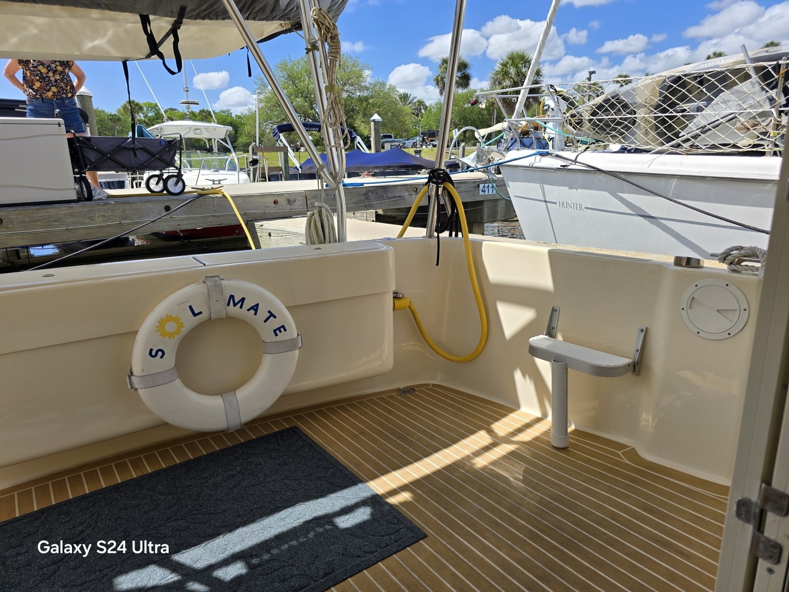 Sol Mate Aft Deck Entry Step