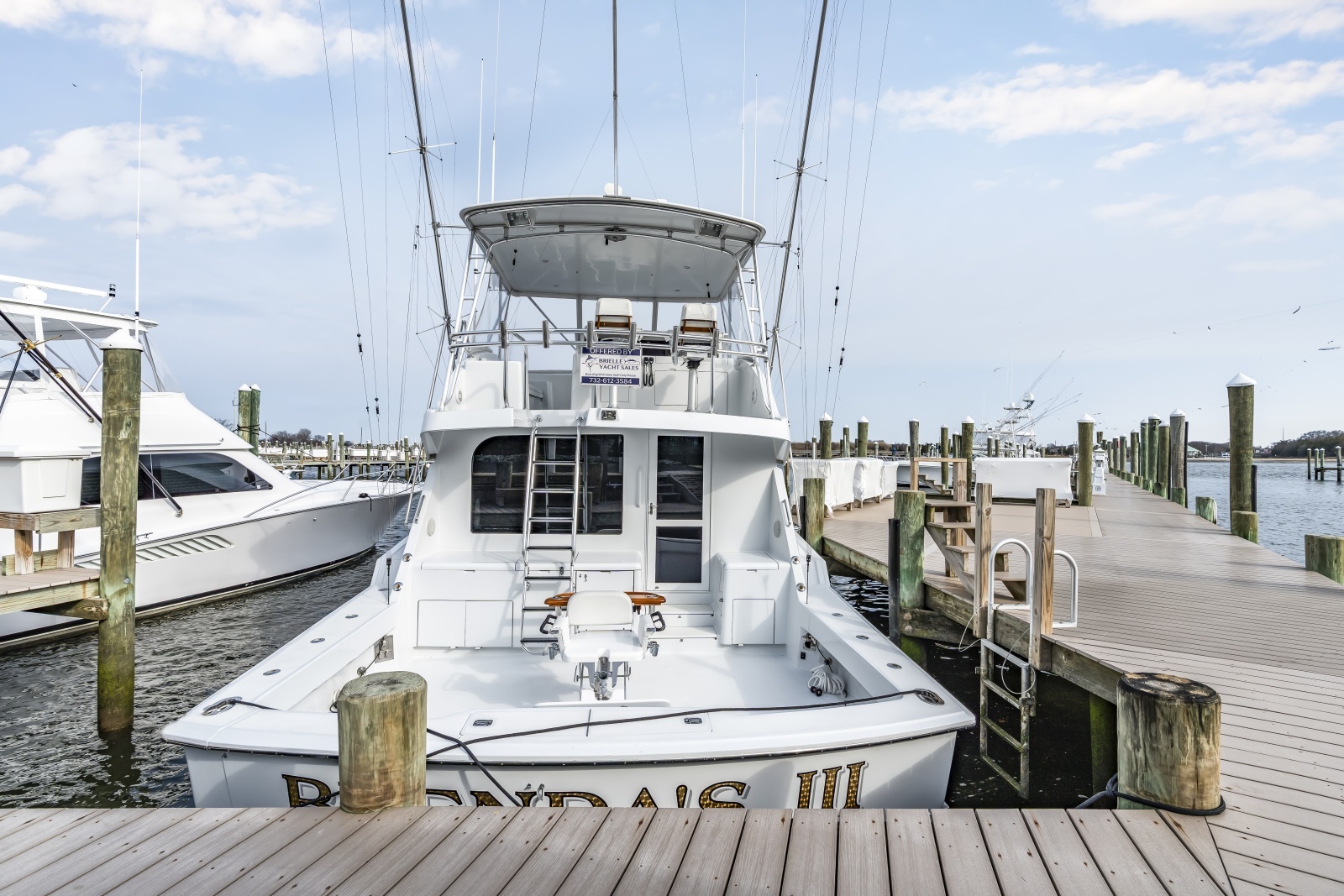 Brenda s III 55ft Hatteras Yacht For Sale