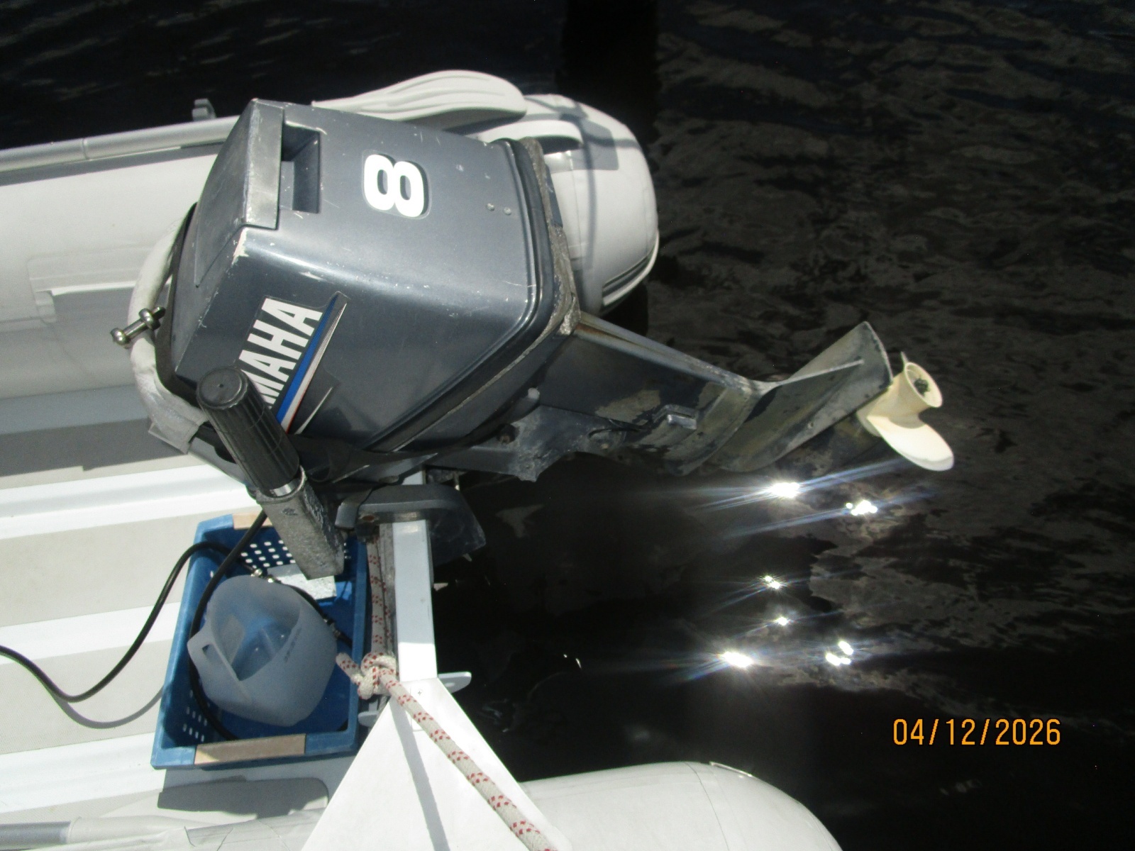 41' Rival tender outboard