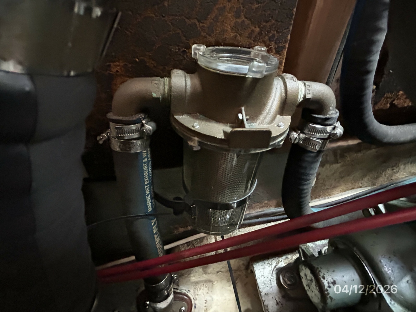 41' Rival sea strainer