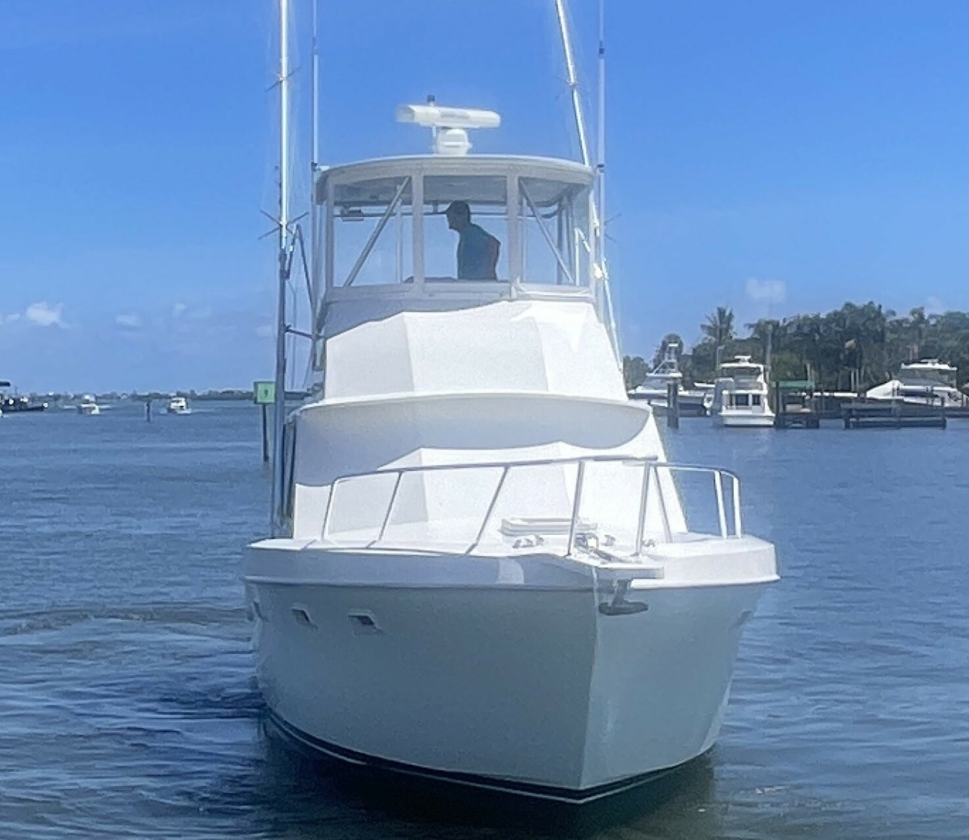 Dolphin II 34ft Hatteras Yacht For Sale