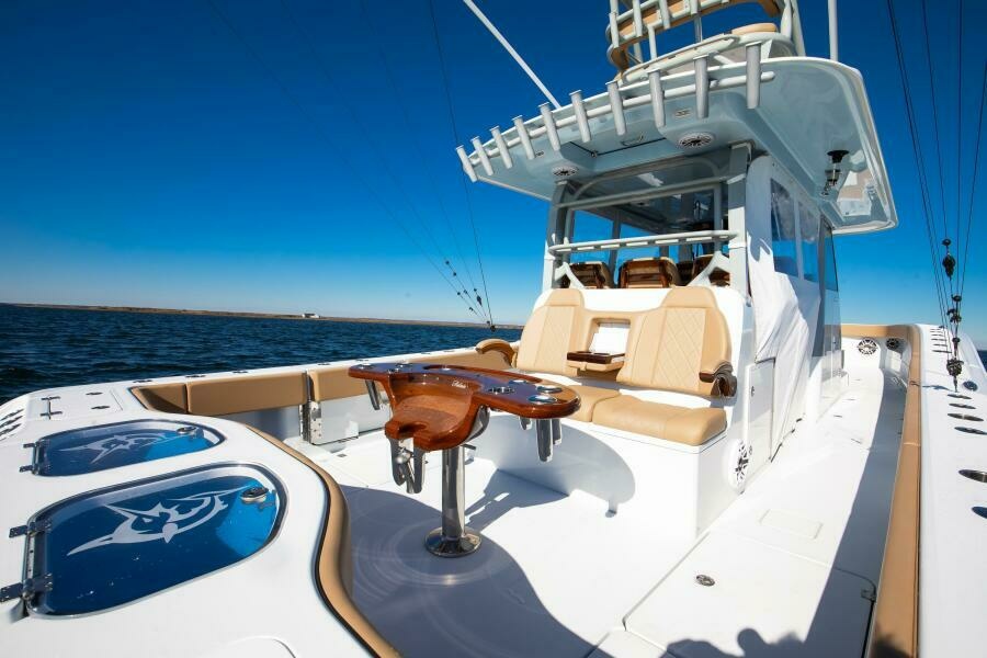 Starboard view of Cockpit with Seating