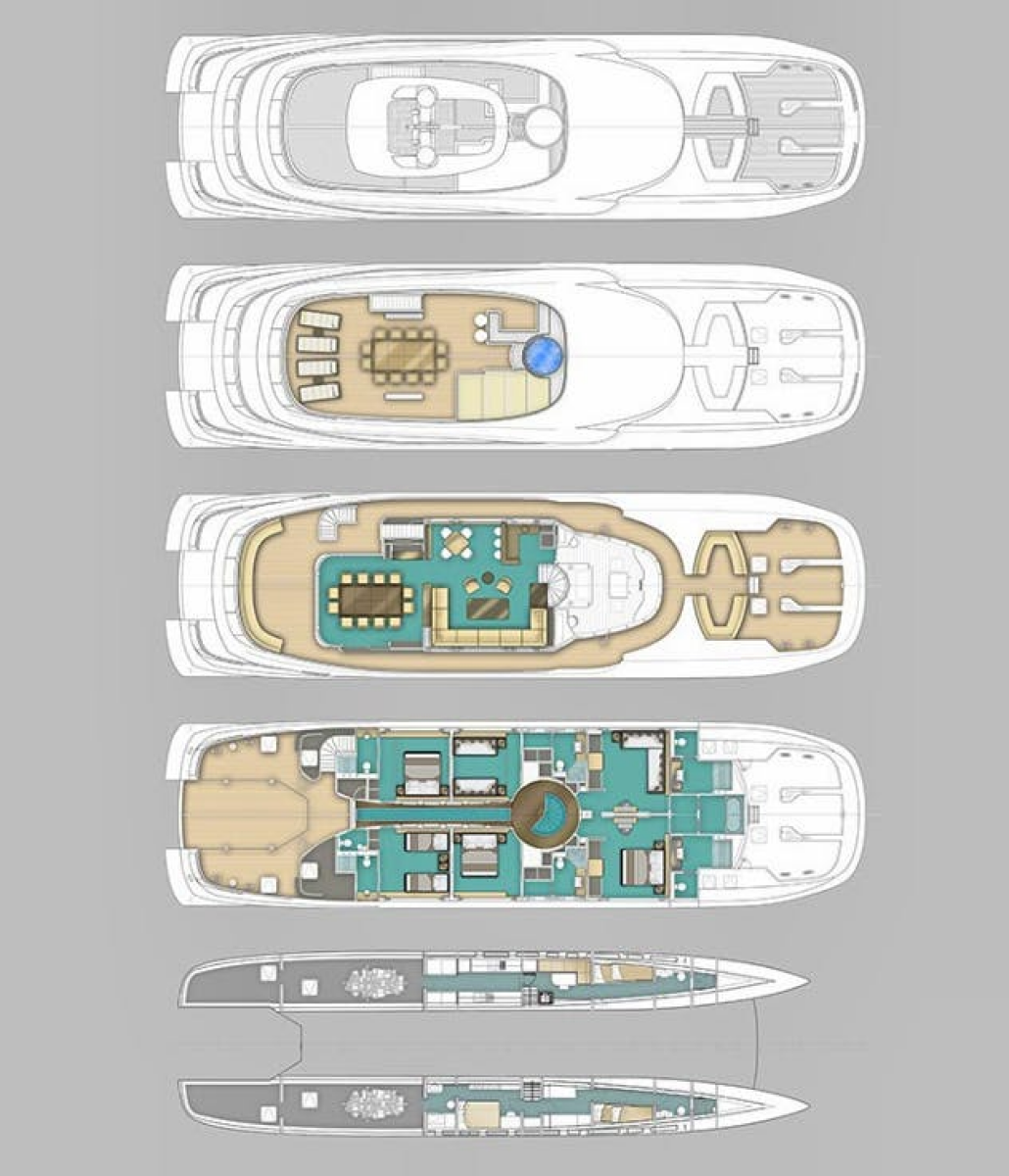 SHU U RITE 111ft Curvelle Yacht For Sale
