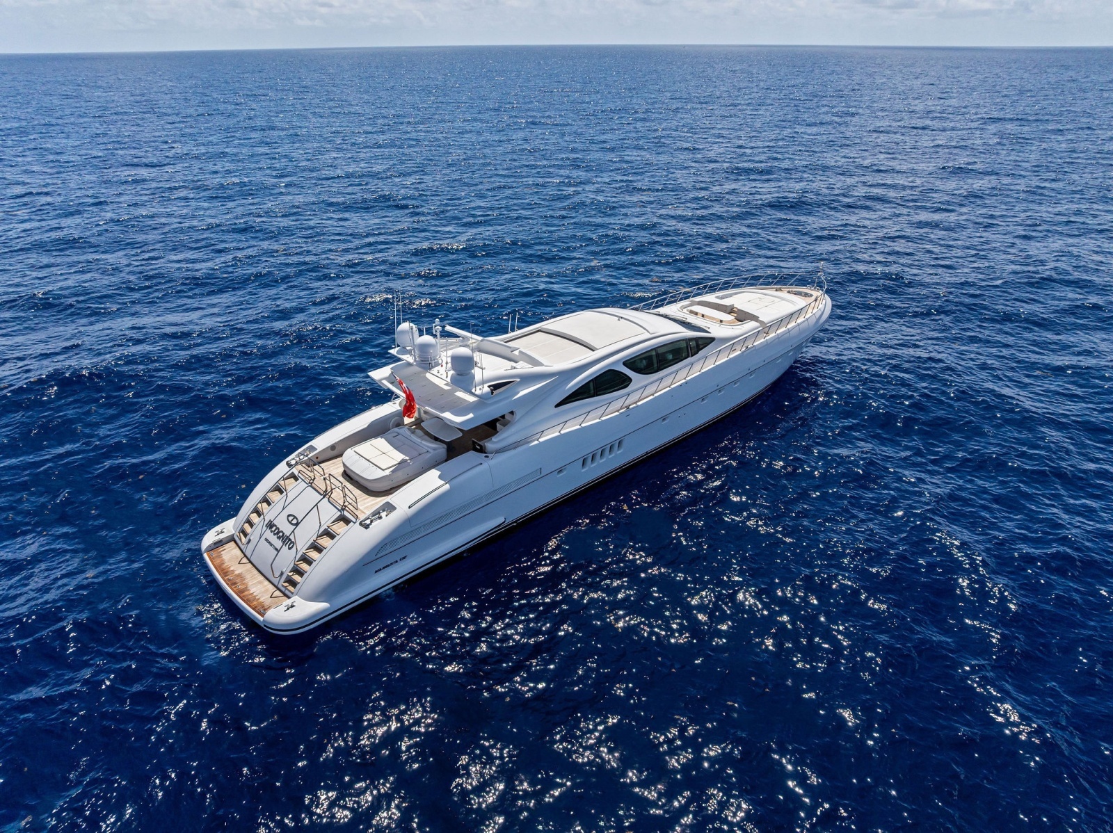 INCOGNITO 130ft Mangusta Yacht For Sale