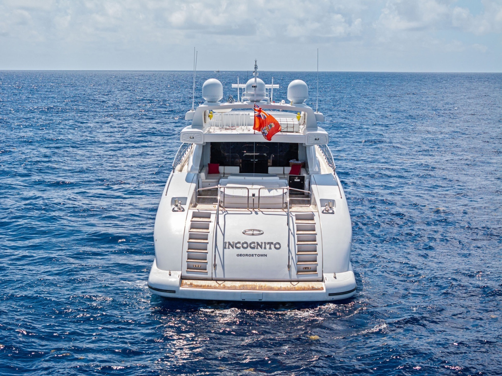 INCOGNITO 130ft Mangusta Yacht For Sale