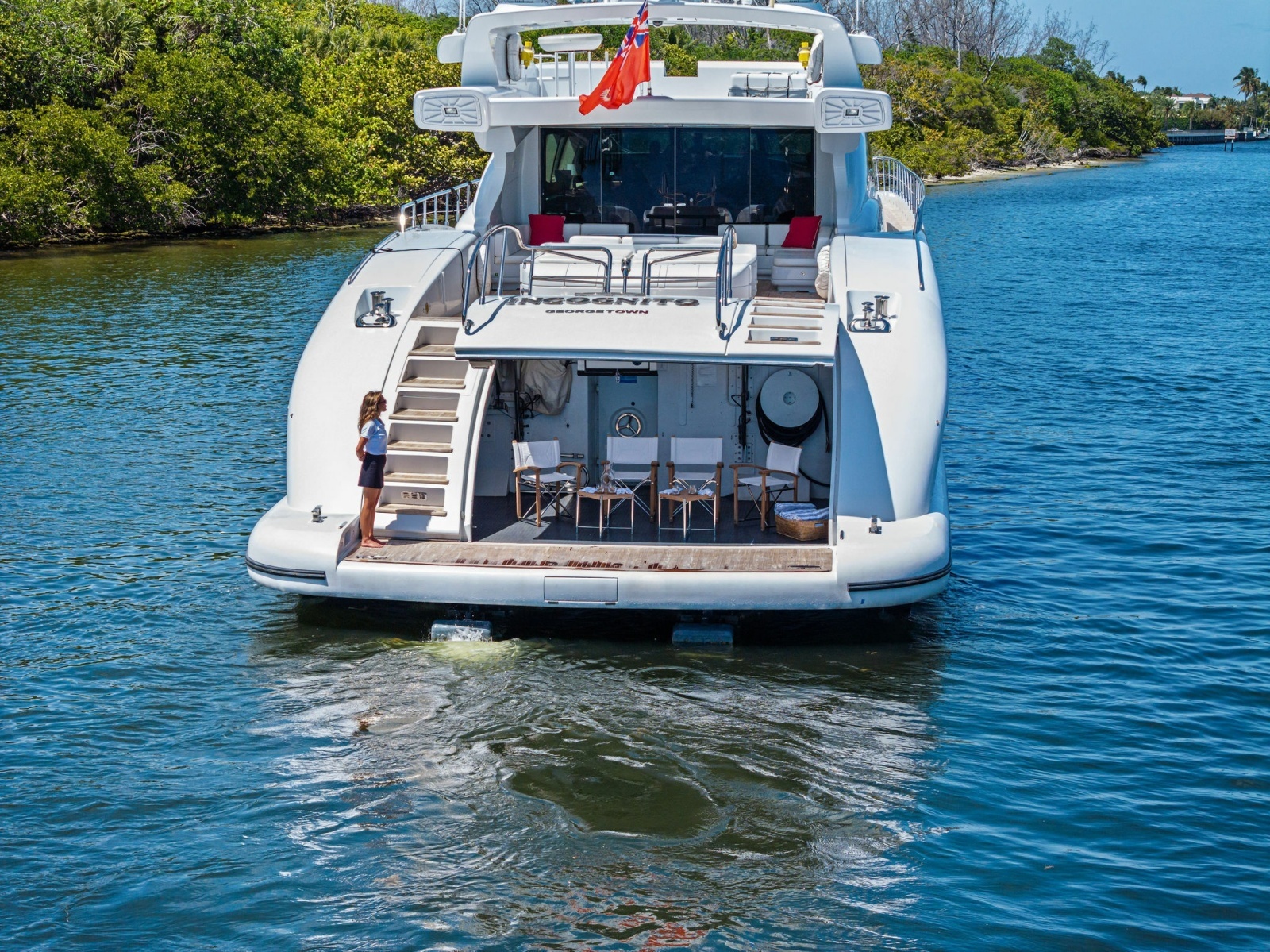 INCOGNITO 130ft Mangusta Yacht For Sale