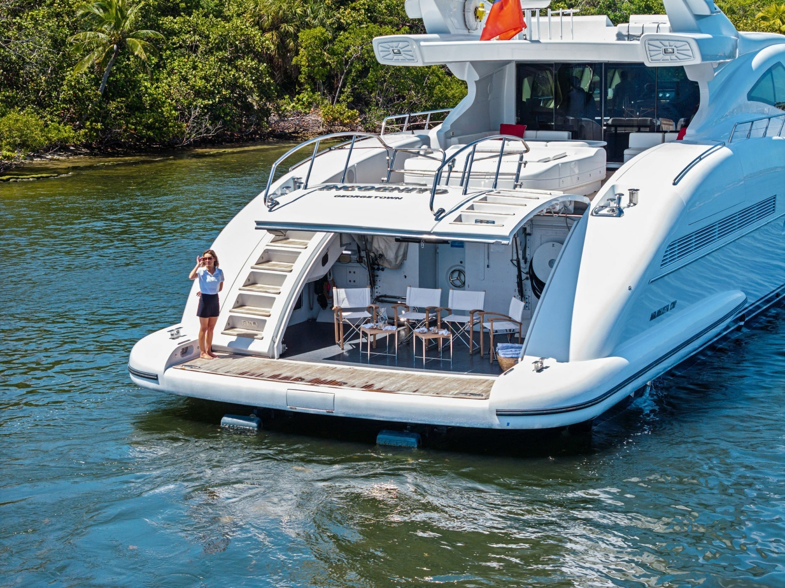 INCOGNITO 130ft Mangusta Yacht For Sale