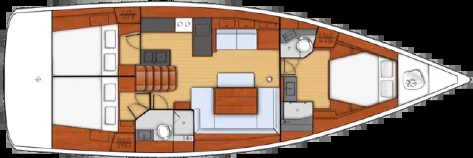 Beneteau Oceanis 48 Layout
