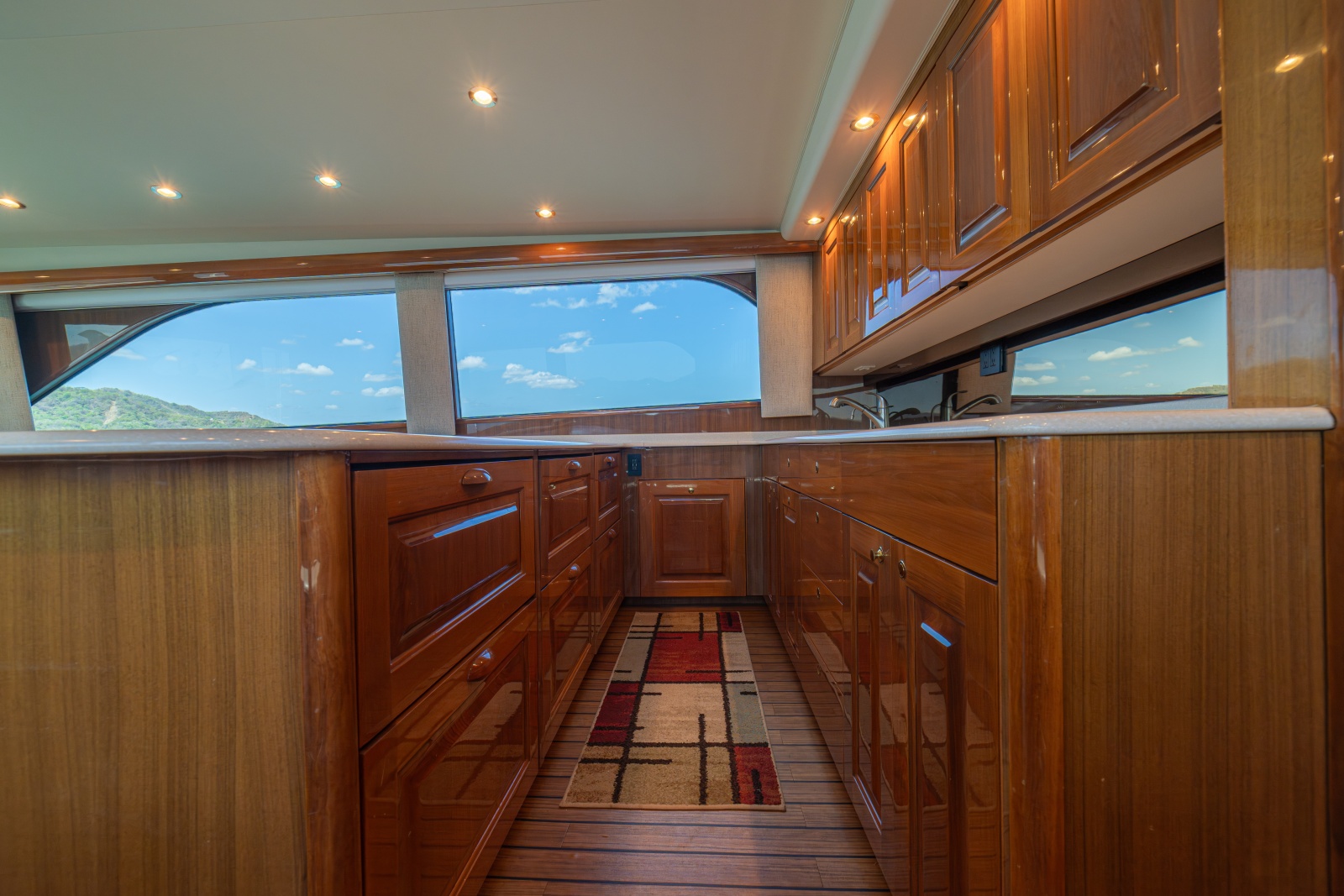 2005 Viking 61 Convertible Galley