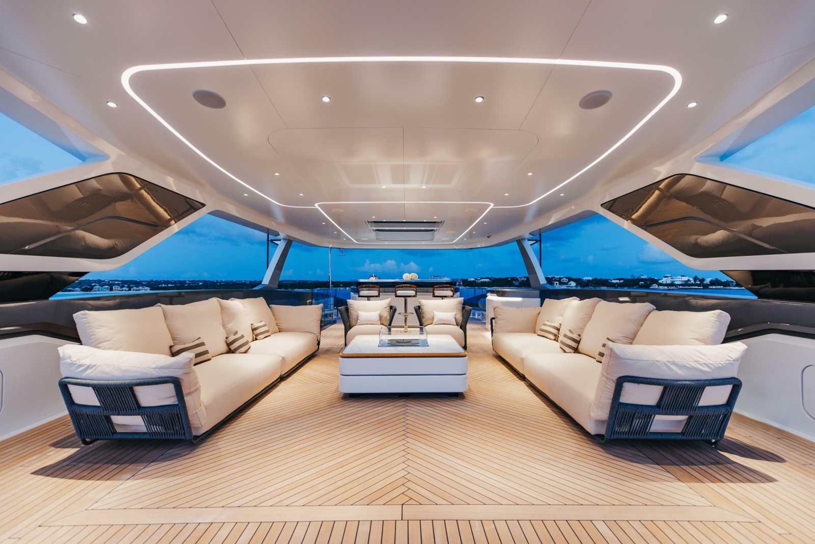 Sundeck Seating Area Looking Forward  