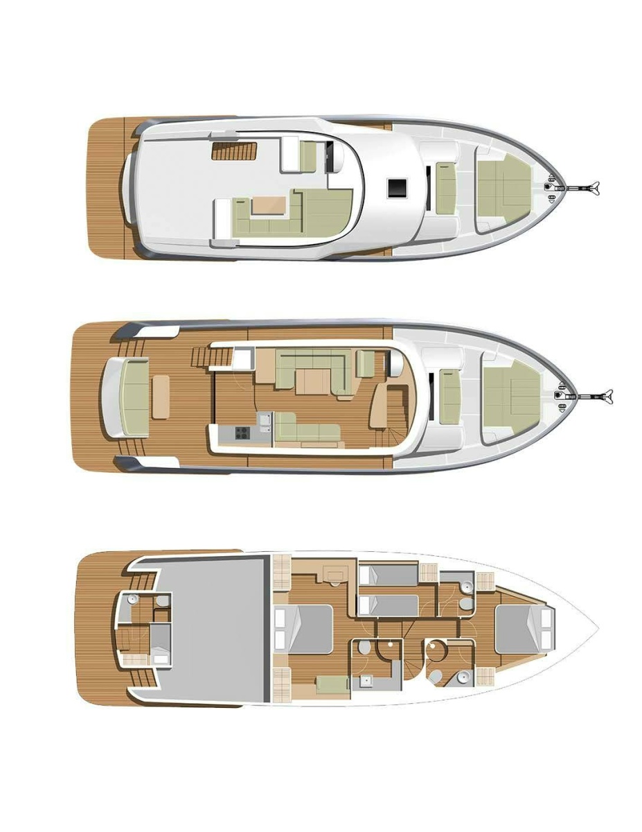58' 2023 Sirena Yachts 