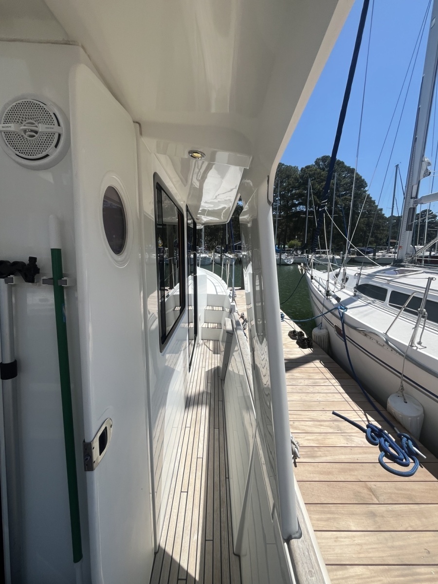 Starboard Walkway From Cockpit