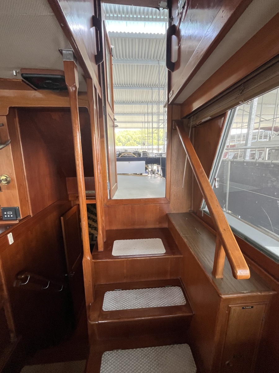 Salon Steps To Aft Deck