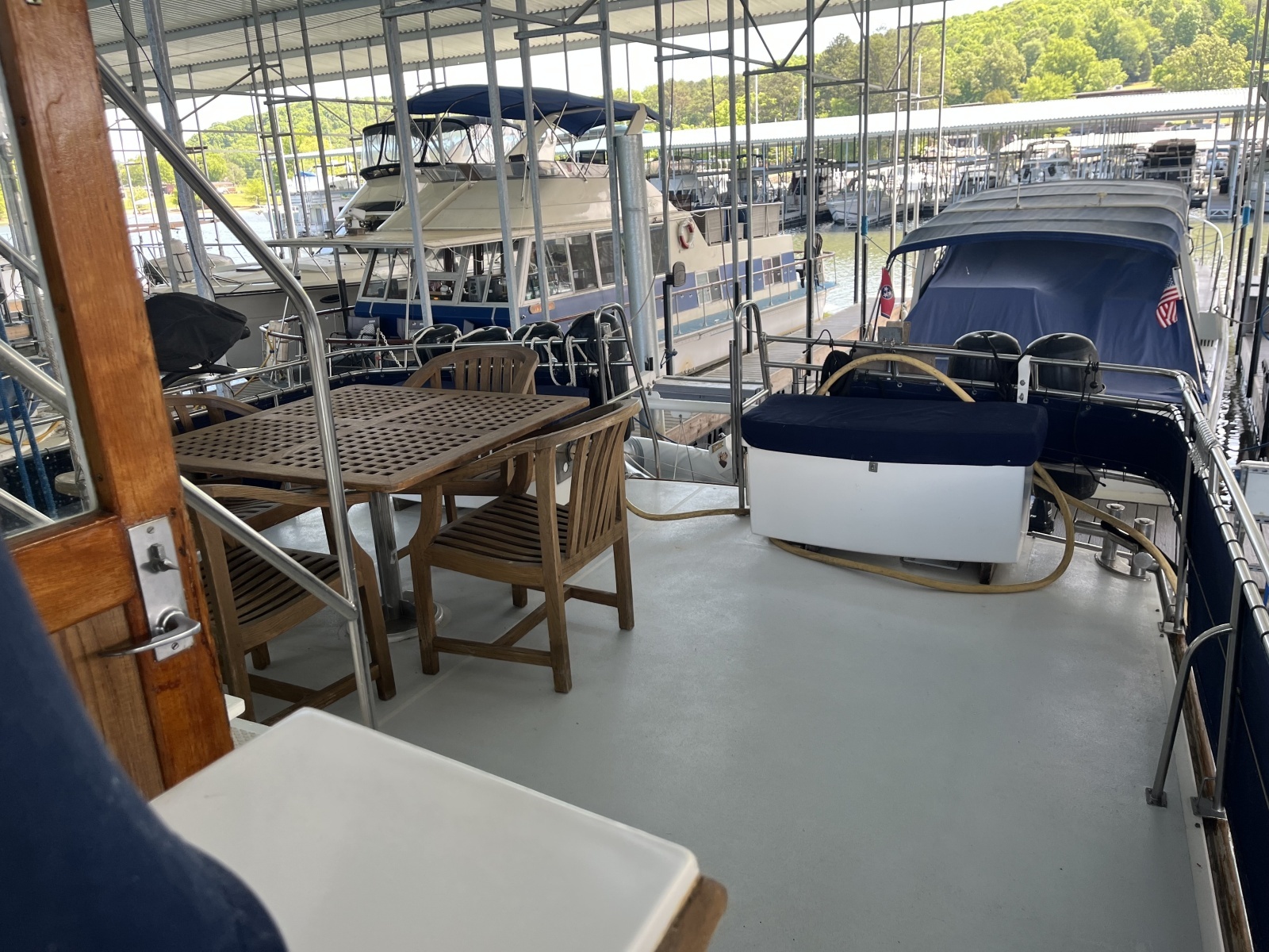 Aft Deck From Port Steps