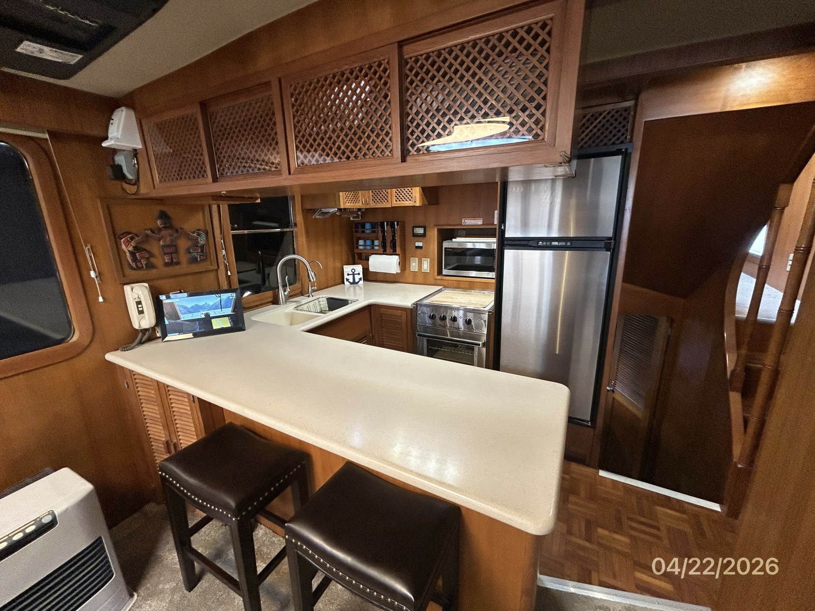49' DeFever galley1