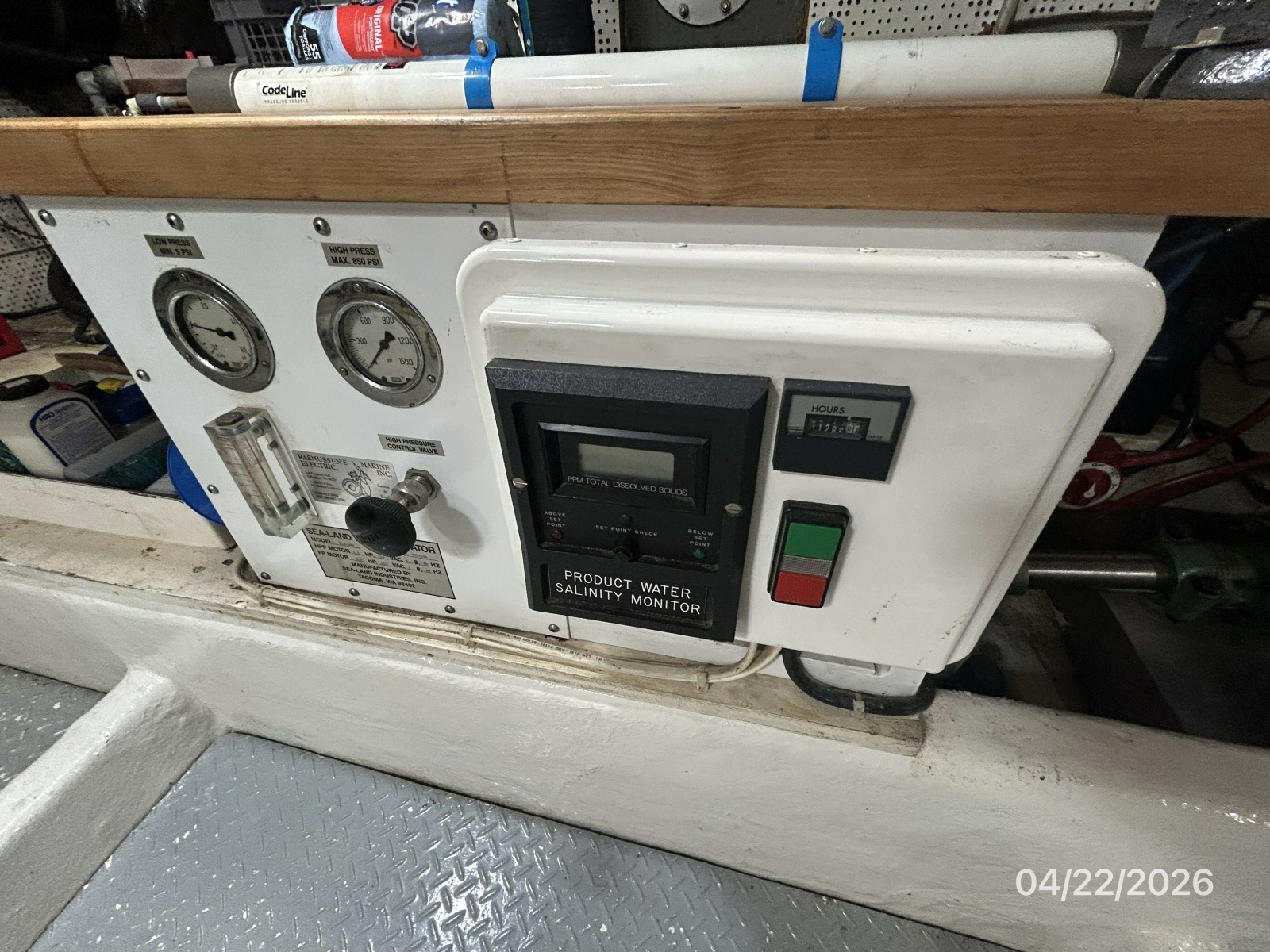 49' DeFever watermaker