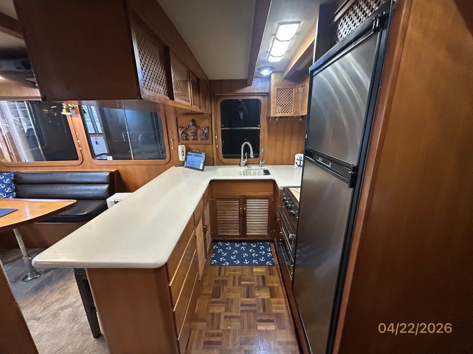 49' DeFever galley2
