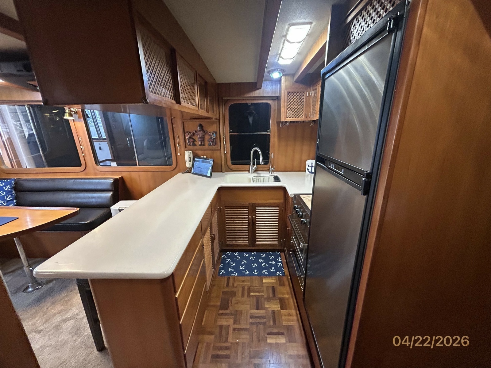 49' DeFever galley2