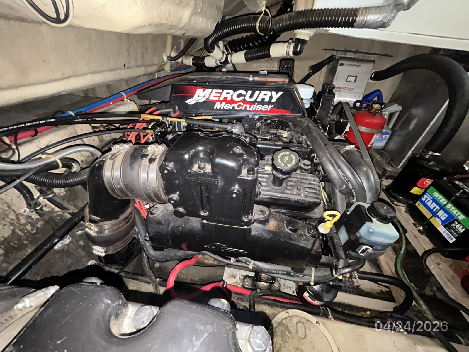 32' Regal port main engine