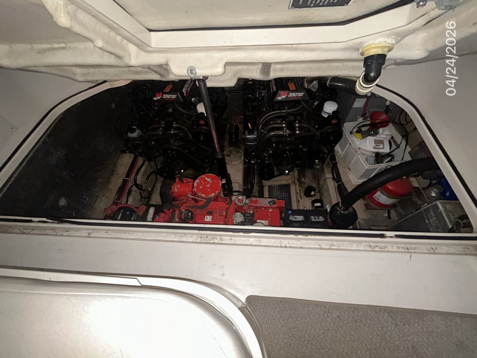 32' Regal engine compartment access