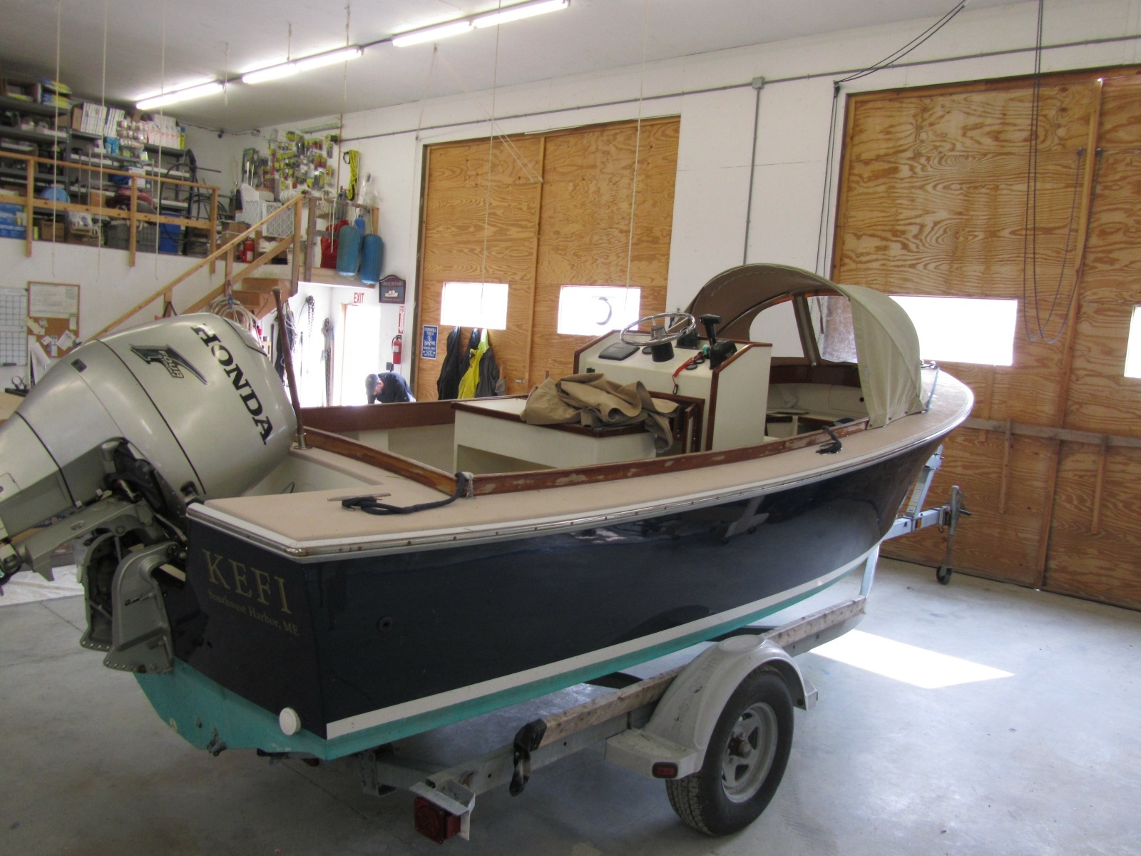 Aft View of Deck