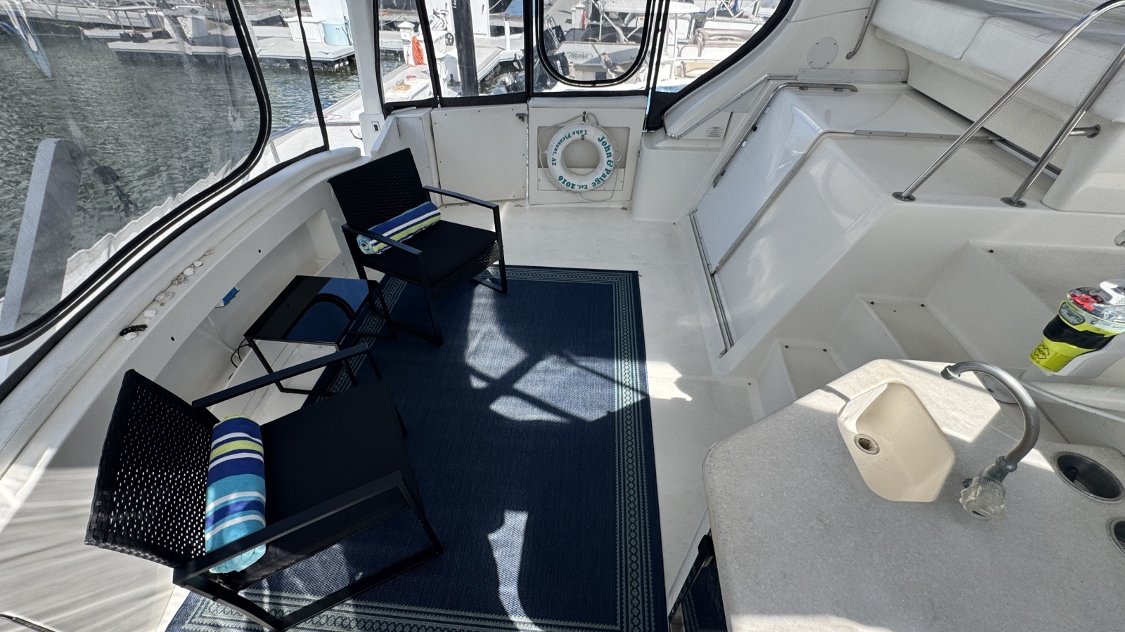 Aft Sundeck Looking Port