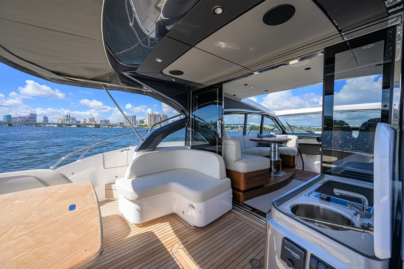 Princess 50 Everlong - Exterior Aft Deck