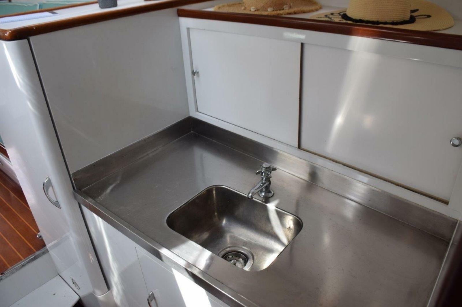 Galley Portside And Refrigerator