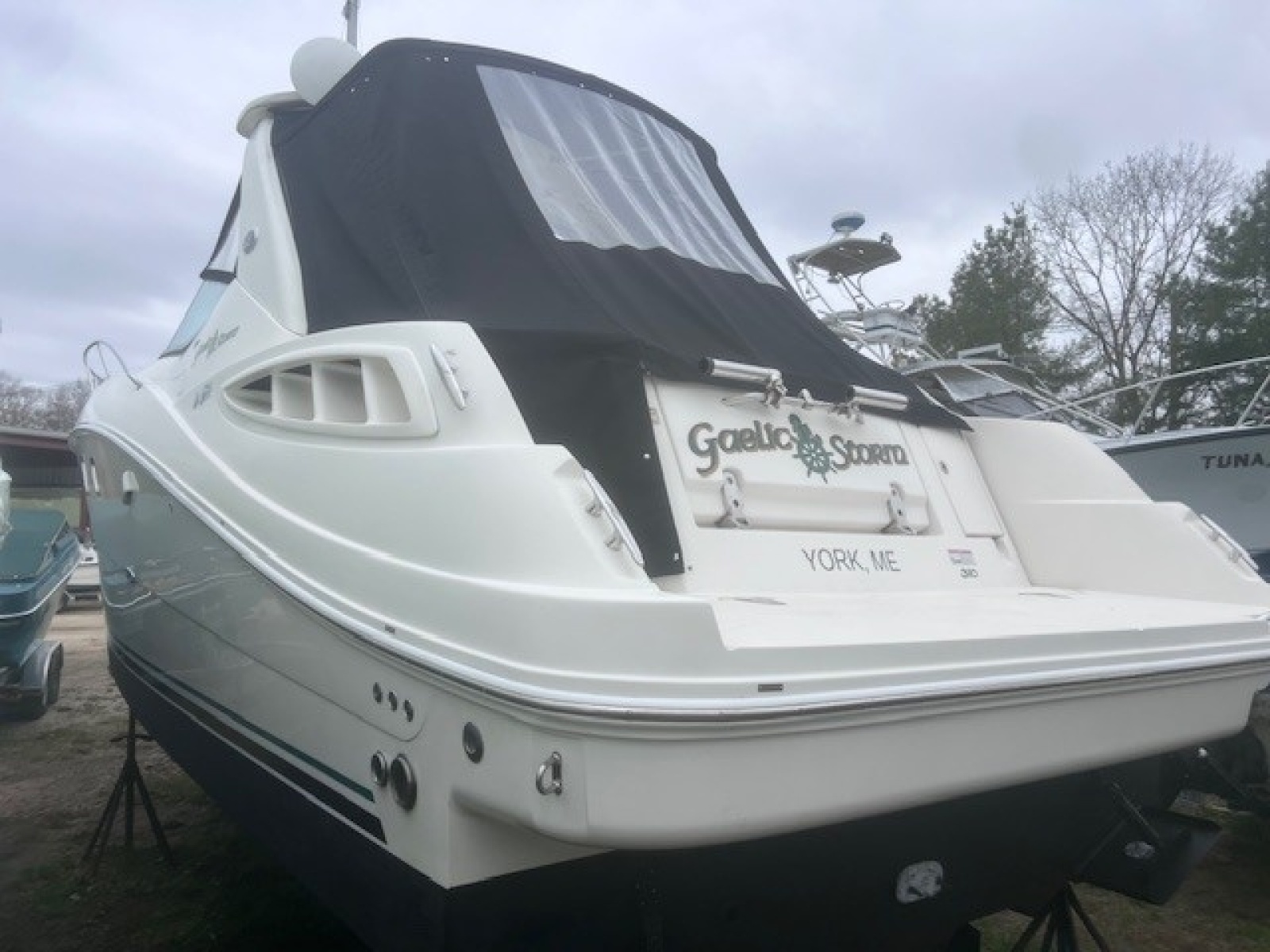 Transom View On The Hard