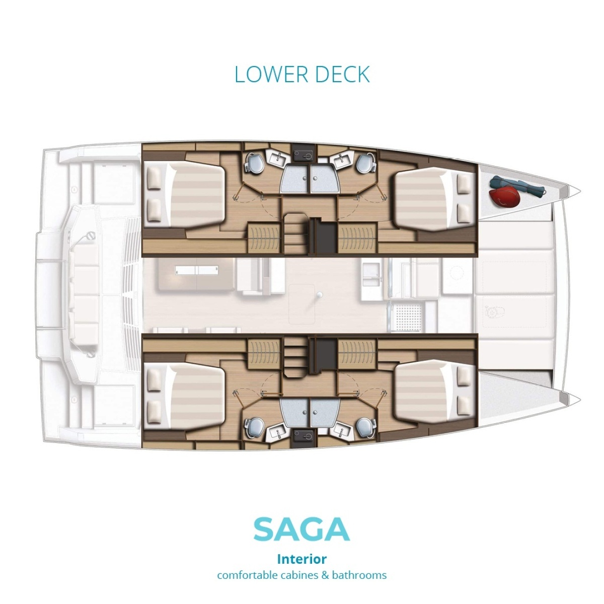 Saga 44ft Bali Yacht For Sale