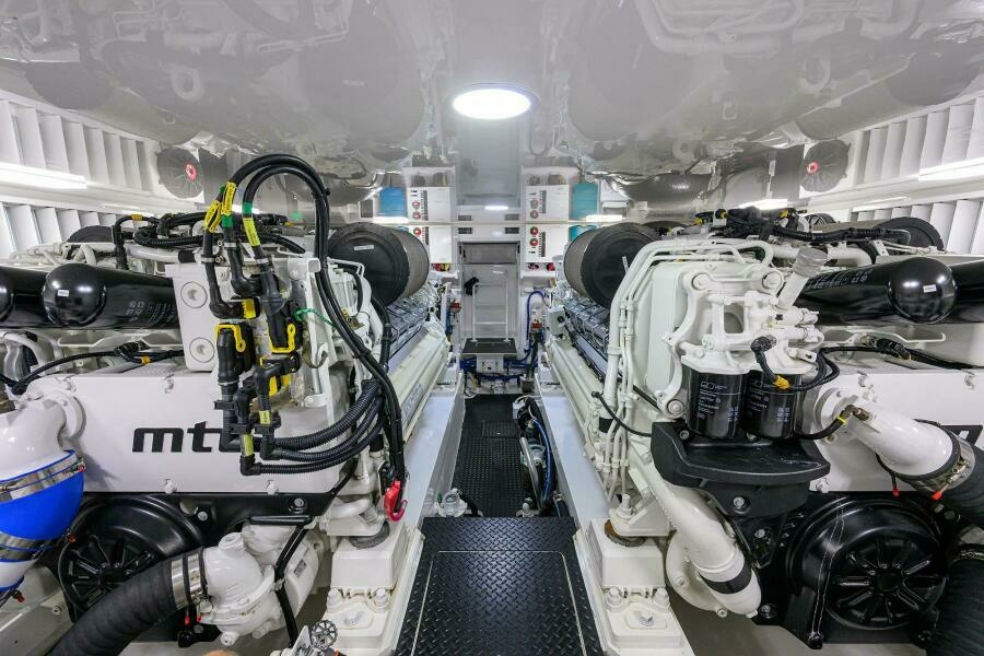 2023 Viking 64 Convertible - Engine Room